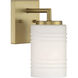 Leavenworth 1 Light 5 inch Brushed Gold Wall Sconce Wall Light